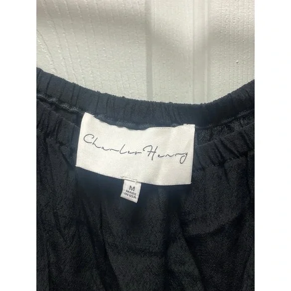 Charles Henry Black Jumpsuit Sz M - Picture 4 of 4